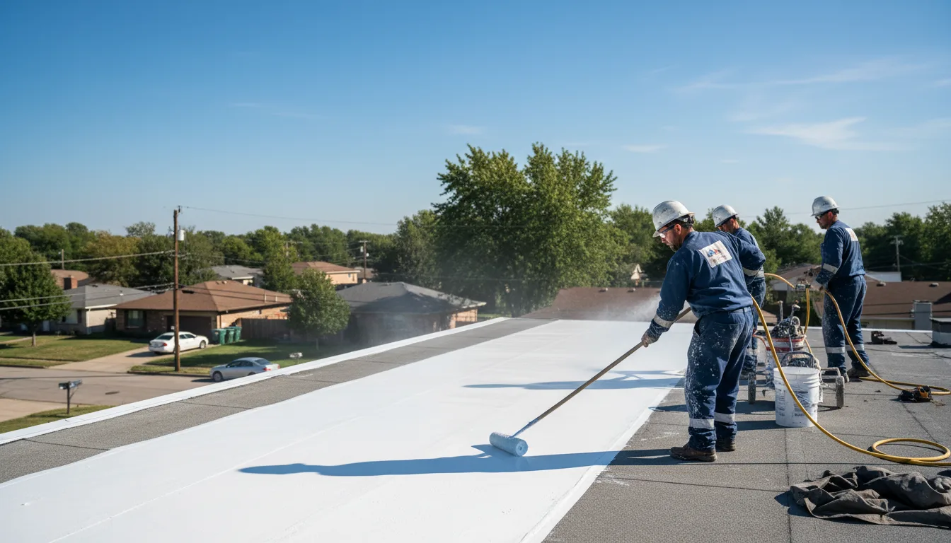 Commercial roof coating in Falmouth, MA near me